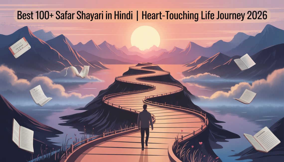 Best 100+ Safar Shayari in Hindi Heart-Touching Life Journey 2026
