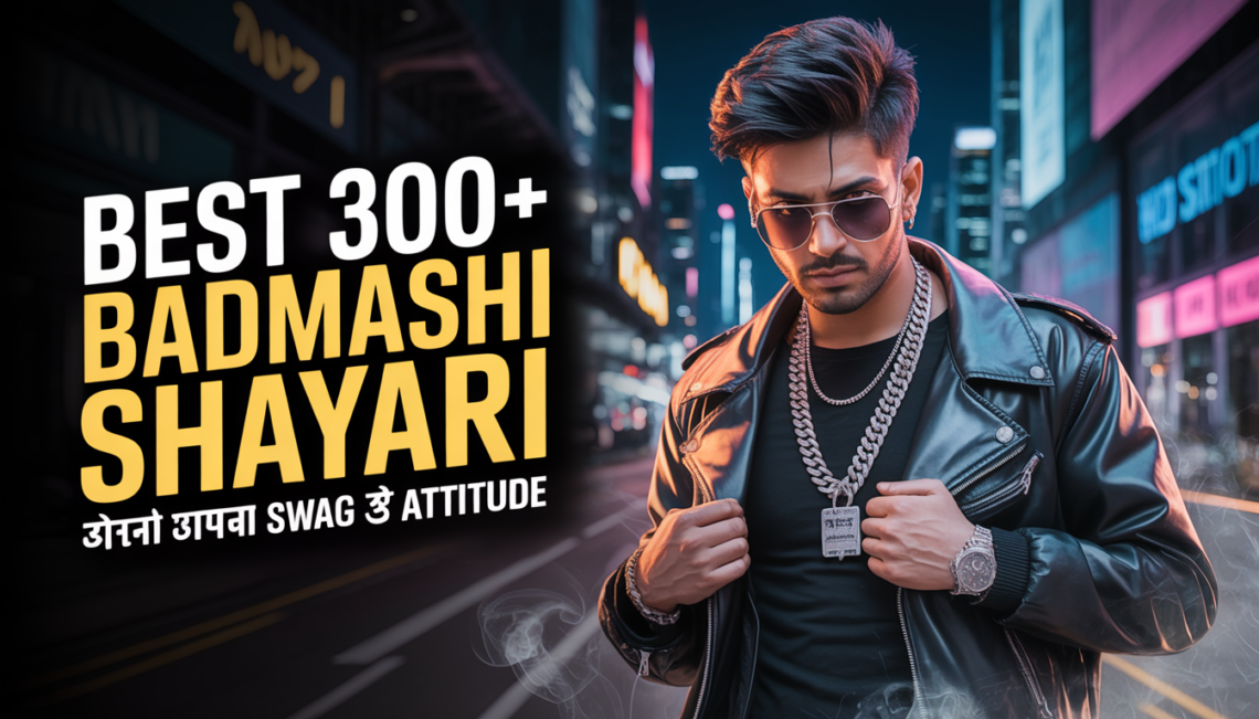 Best 300+ Badmashi Shayari 2026दिखाओ अपना Swag और Attitude